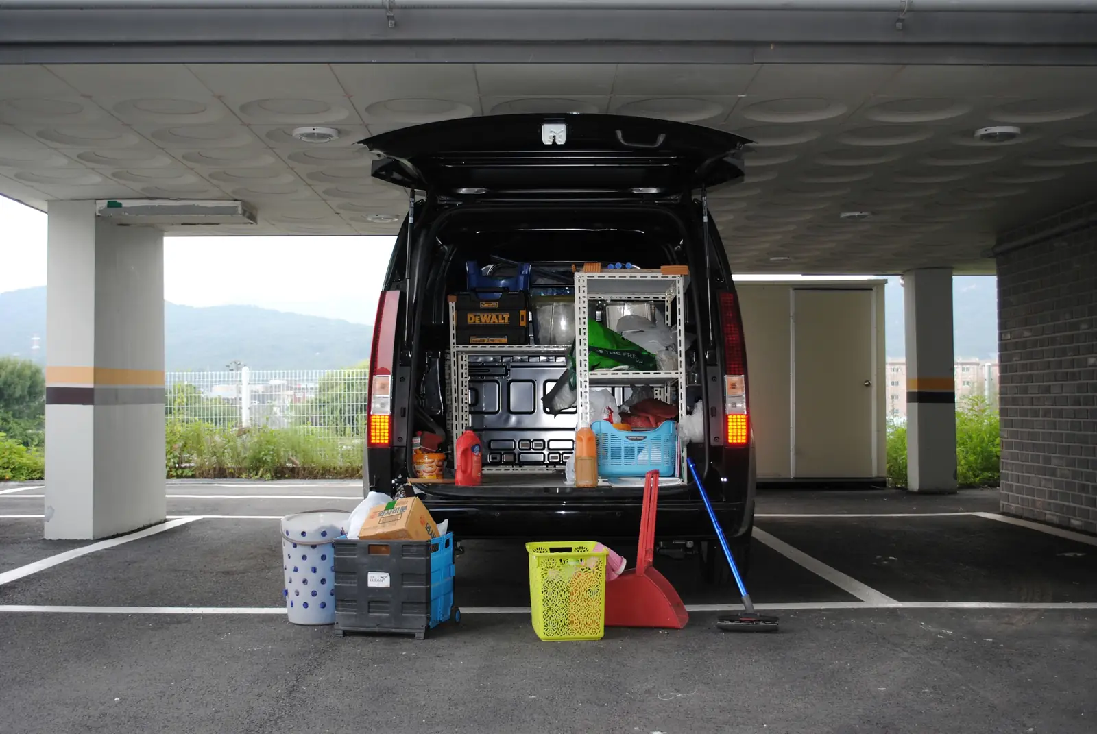 Camionnette équipée pour les dépannages